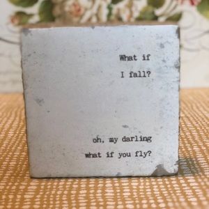 Cute encouragement block!